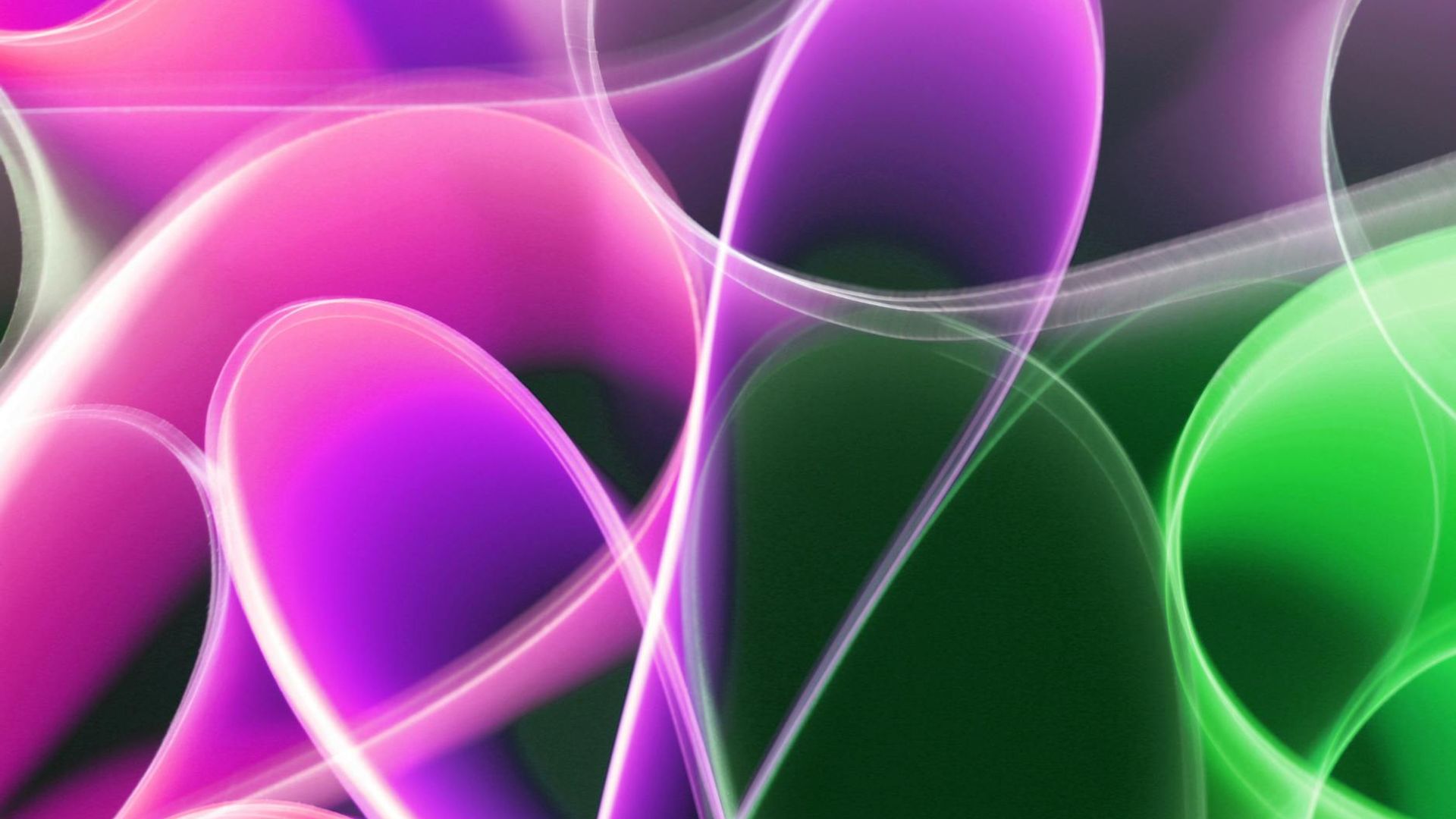 Abstract background with flowing lines of energy in neon and lilac.